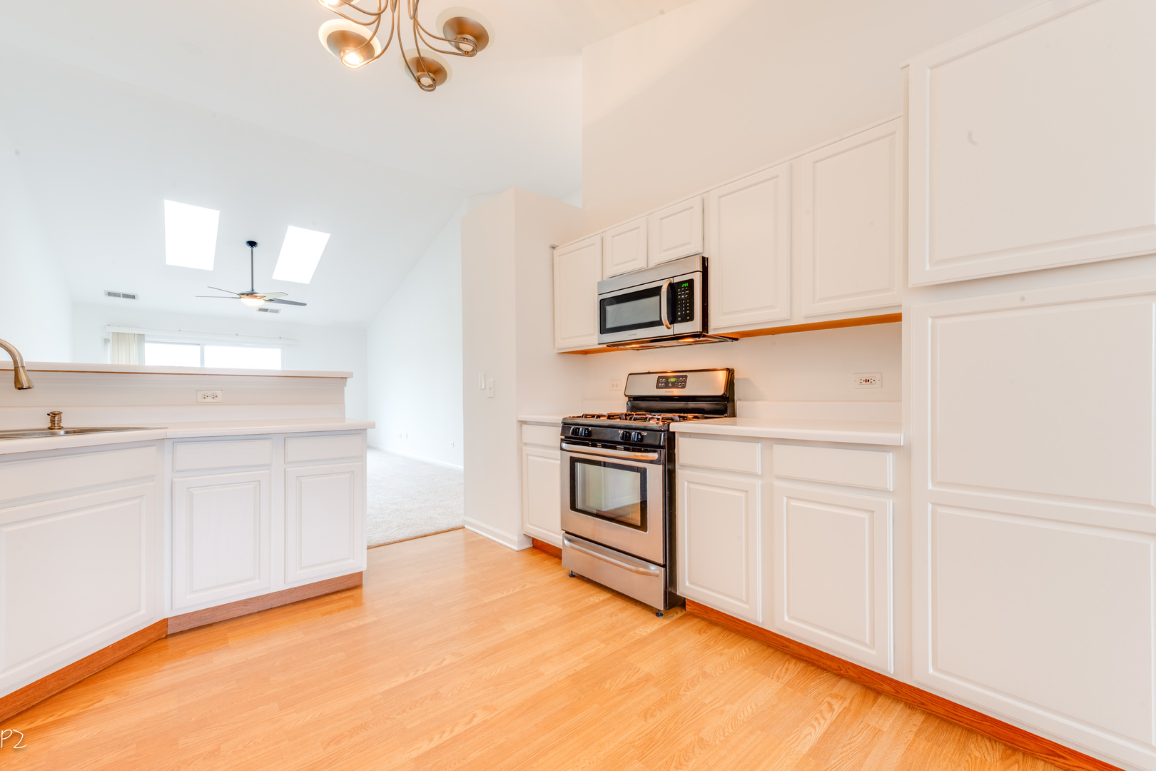 24181 Pear Tree Circle Plainfield, IL 60585 - Photo 8 of 25 a kitchen with cabinets stainless steel appliances and sink