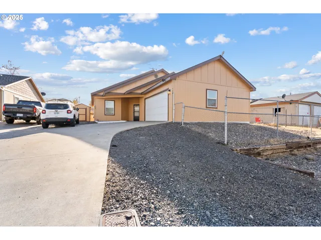 a view of a house with a patio