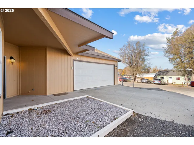 a view of a parking space in a house