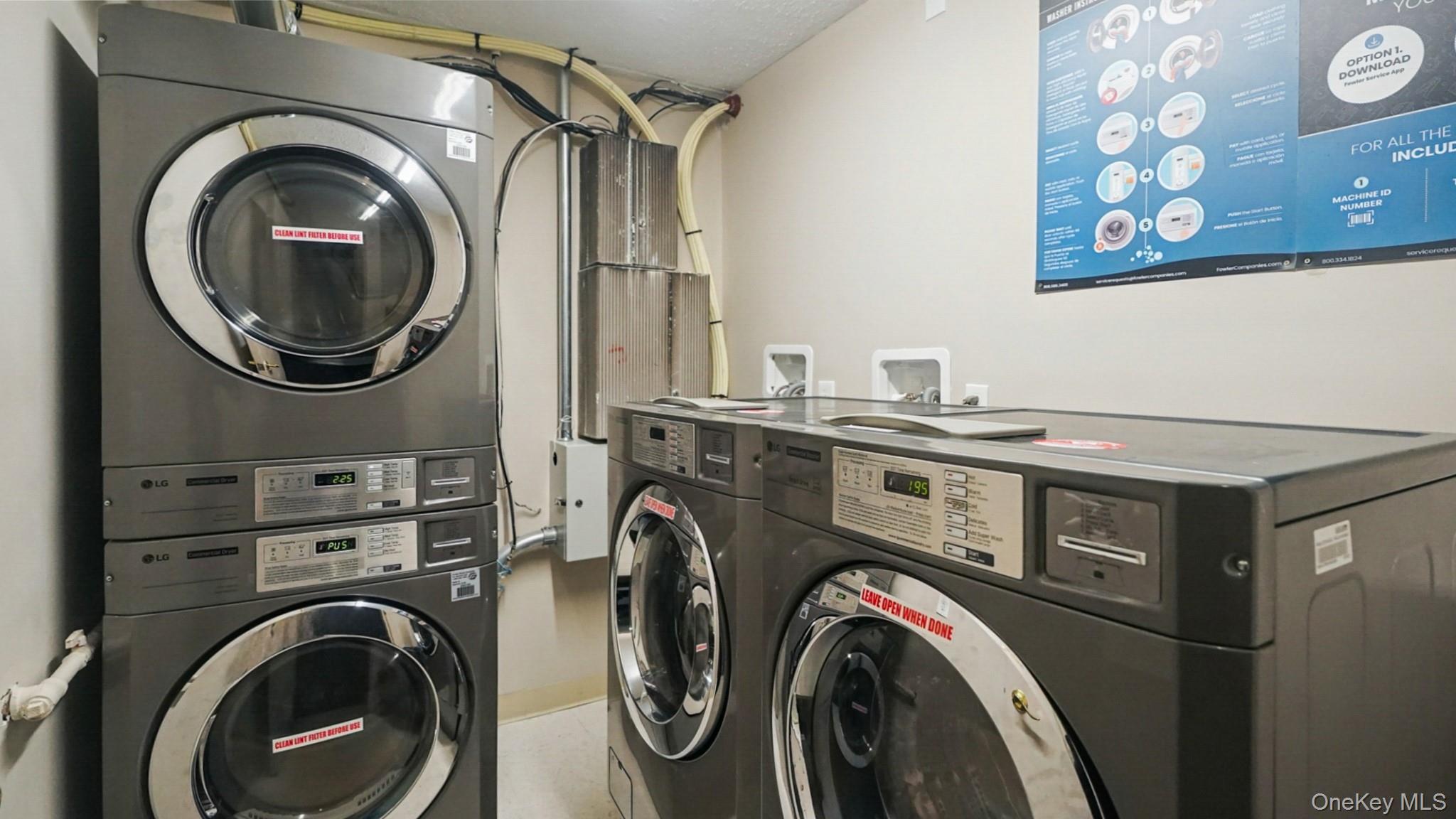 703 Pelham Road, Unit 107 New Rochelle, NY 10805 - Photo 11 of 14 a utility room with dryer and washer