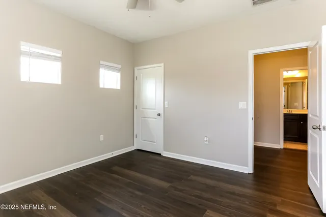 wooden floor in an empty room
