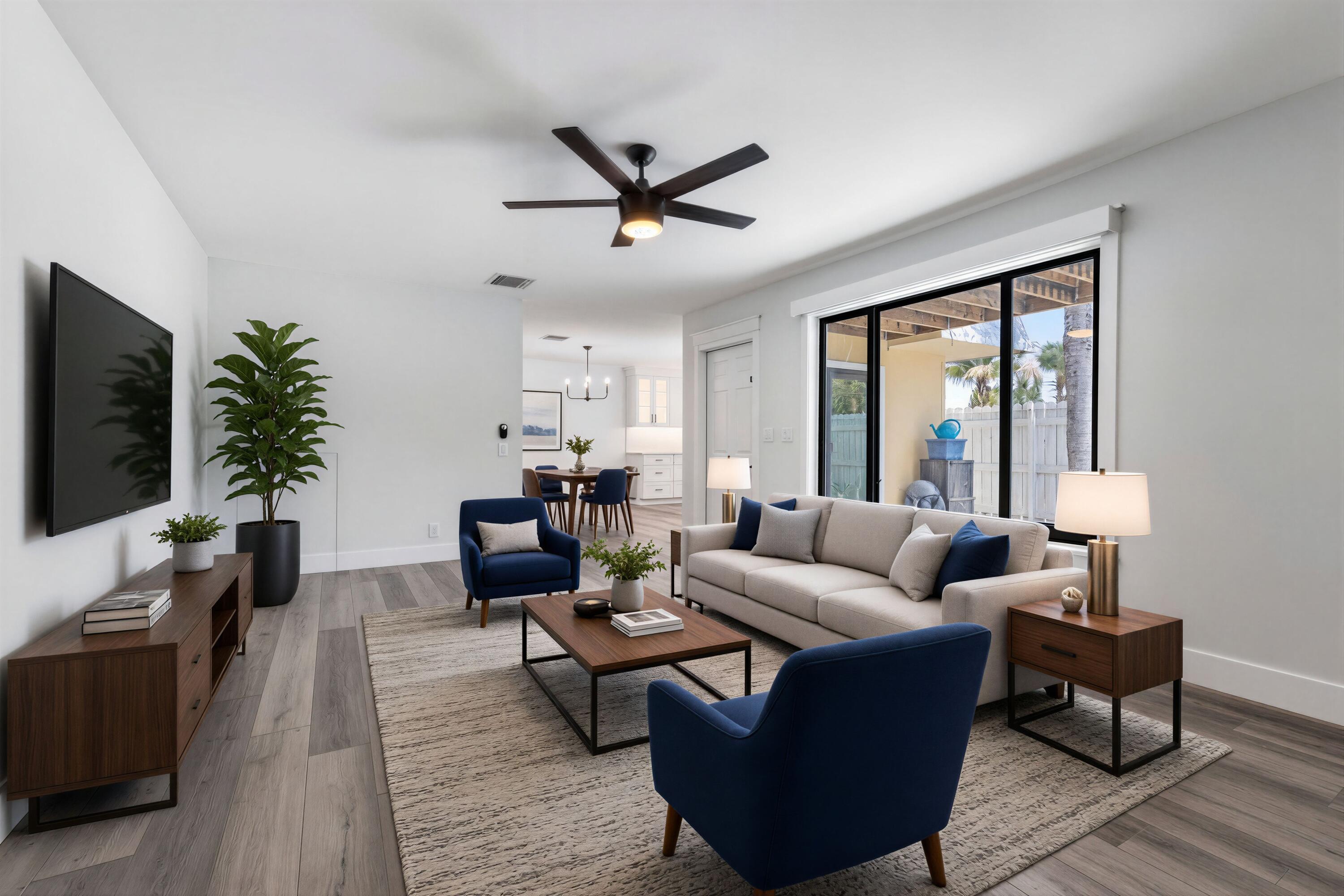 141 East Riverside Drive, Unit 6A Jupiter, FL 33469 - Photo 9 of 41 Living Room