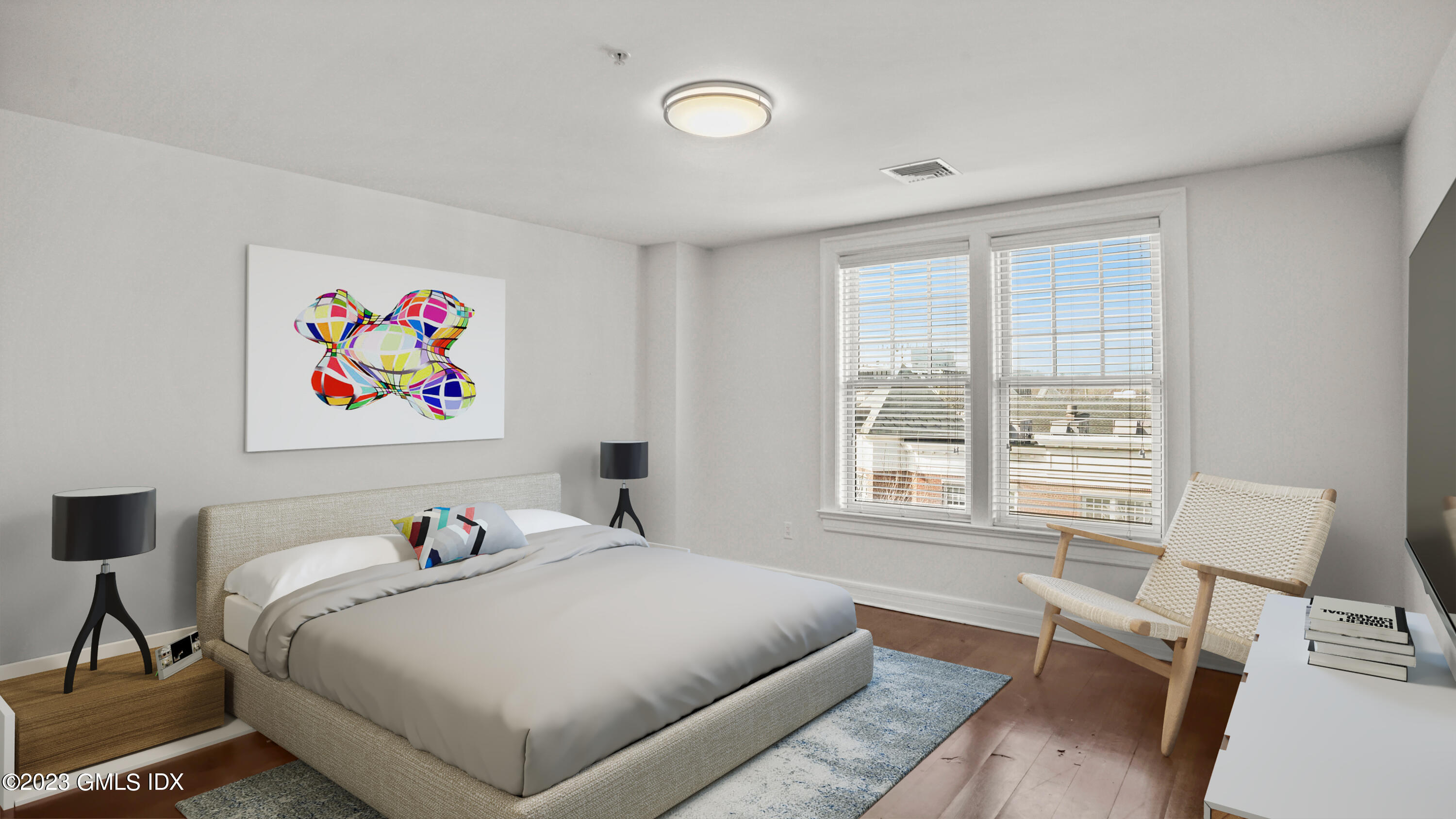 409 Greenwich Avenue, Unit A Greenwich, CT 06830 - Photo 6 of 17 a bedroom with a bed and a window