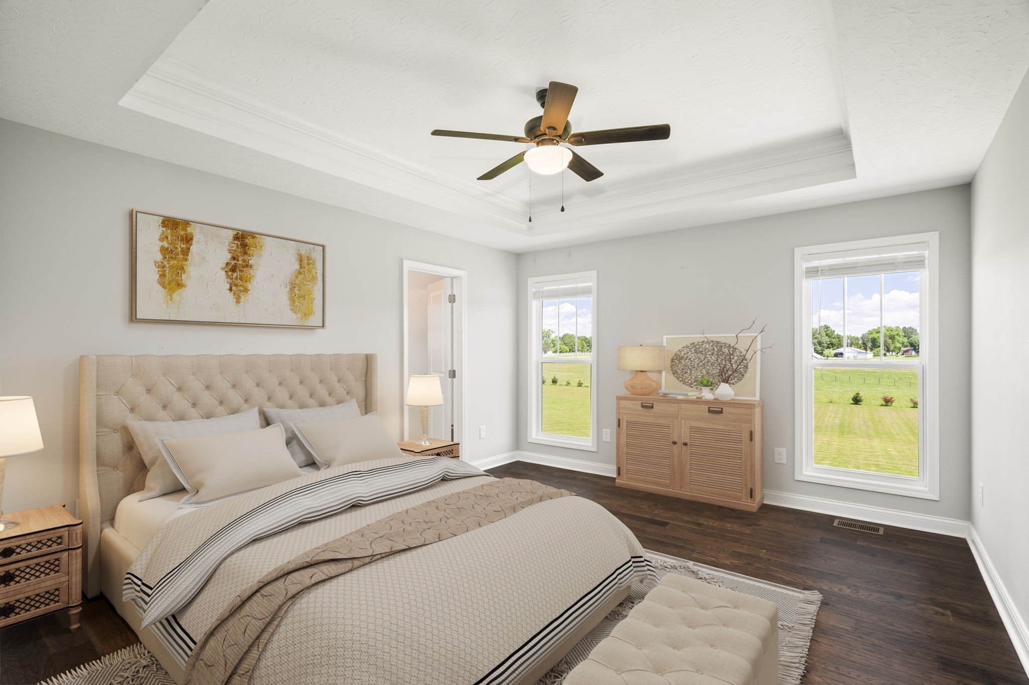 5718 Hoods Branch Road Springfield, TN 37172 - Photo 24 of 47 a spacious bedroom with a bed and a window