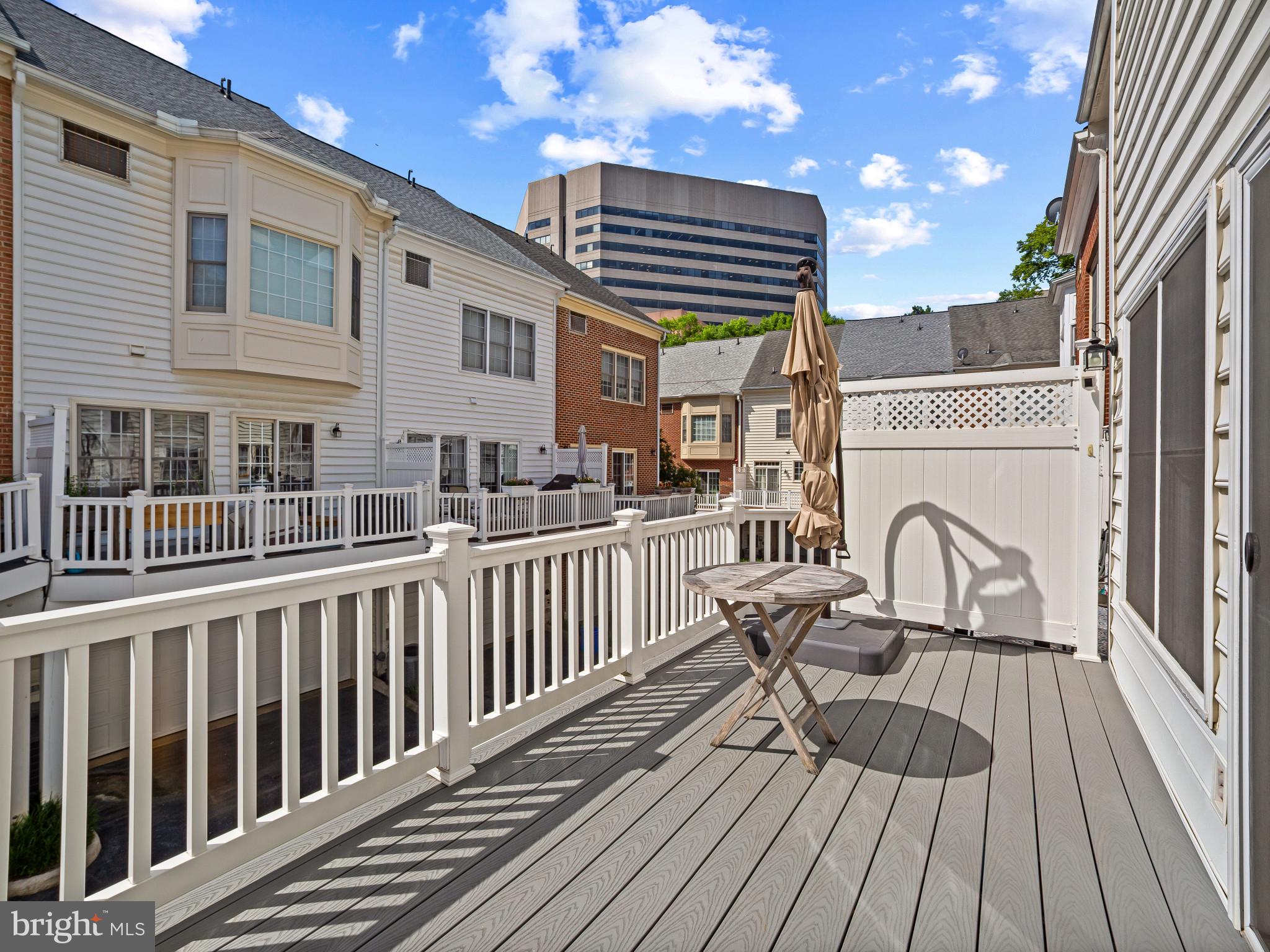 8511 Cameron Street Silver Spring, MD 20910 - Photo 30 of 39 a view of roof deck with patio