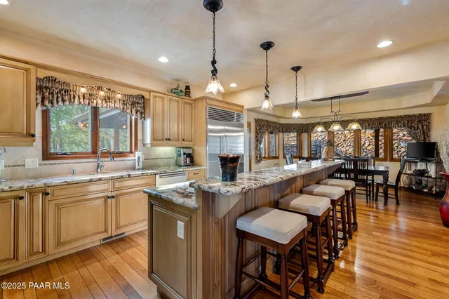 a view of a lot of flowers and trees