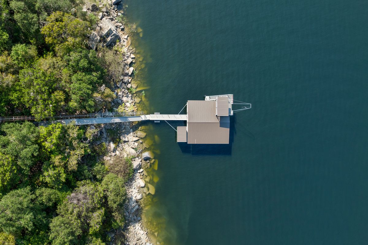 4424 Eck Lane Austin, TX 78734 - Photo 23 of 39 a picture of a tree with a lake view