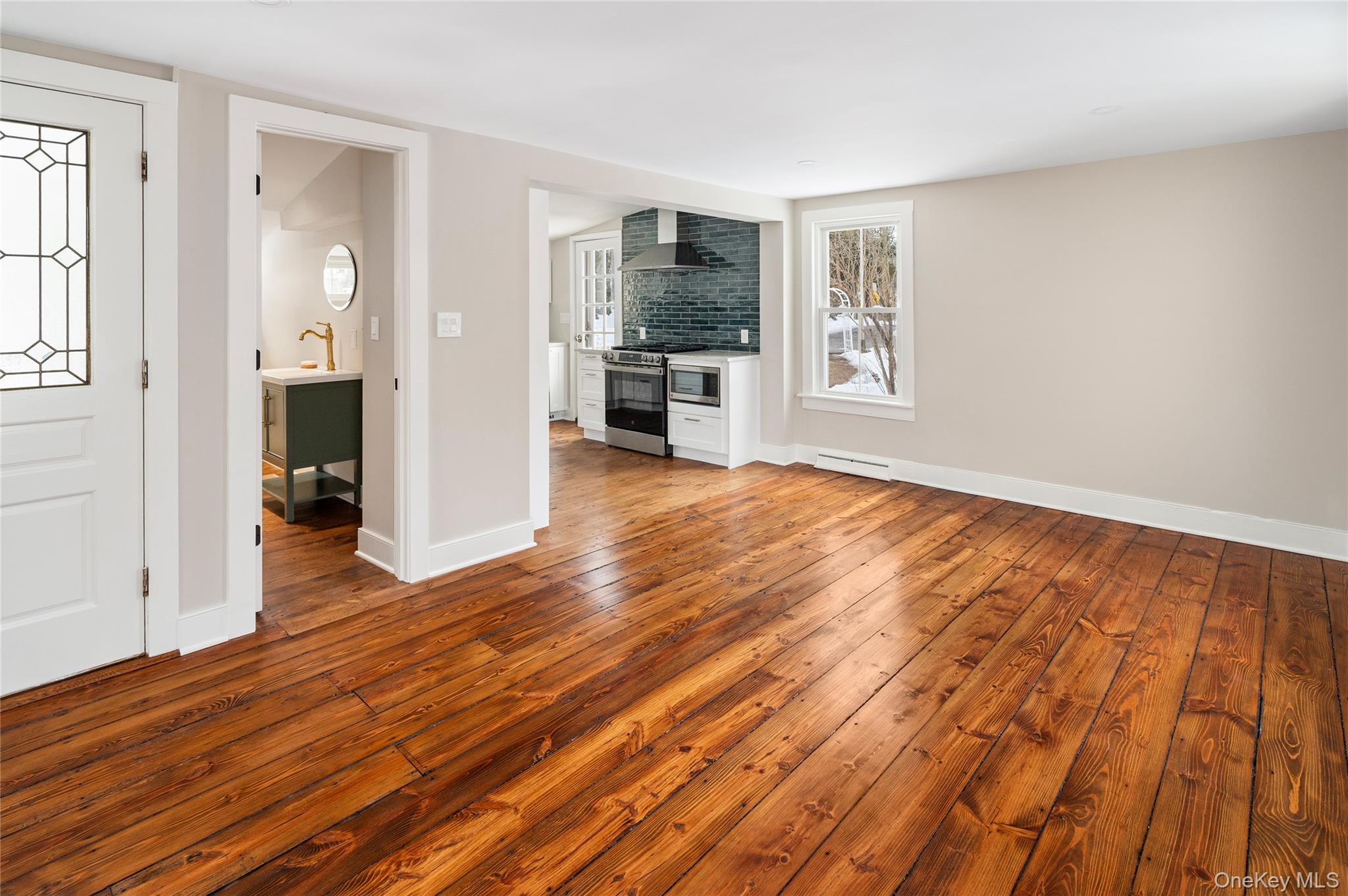 277 Old Post Road Bedford, NY 10506 - Photo 14 of 39 a view of a room with wooden floor and windows