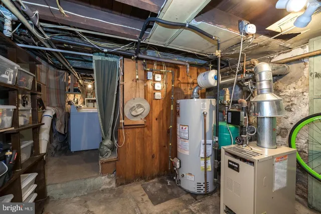 a view of a storage room