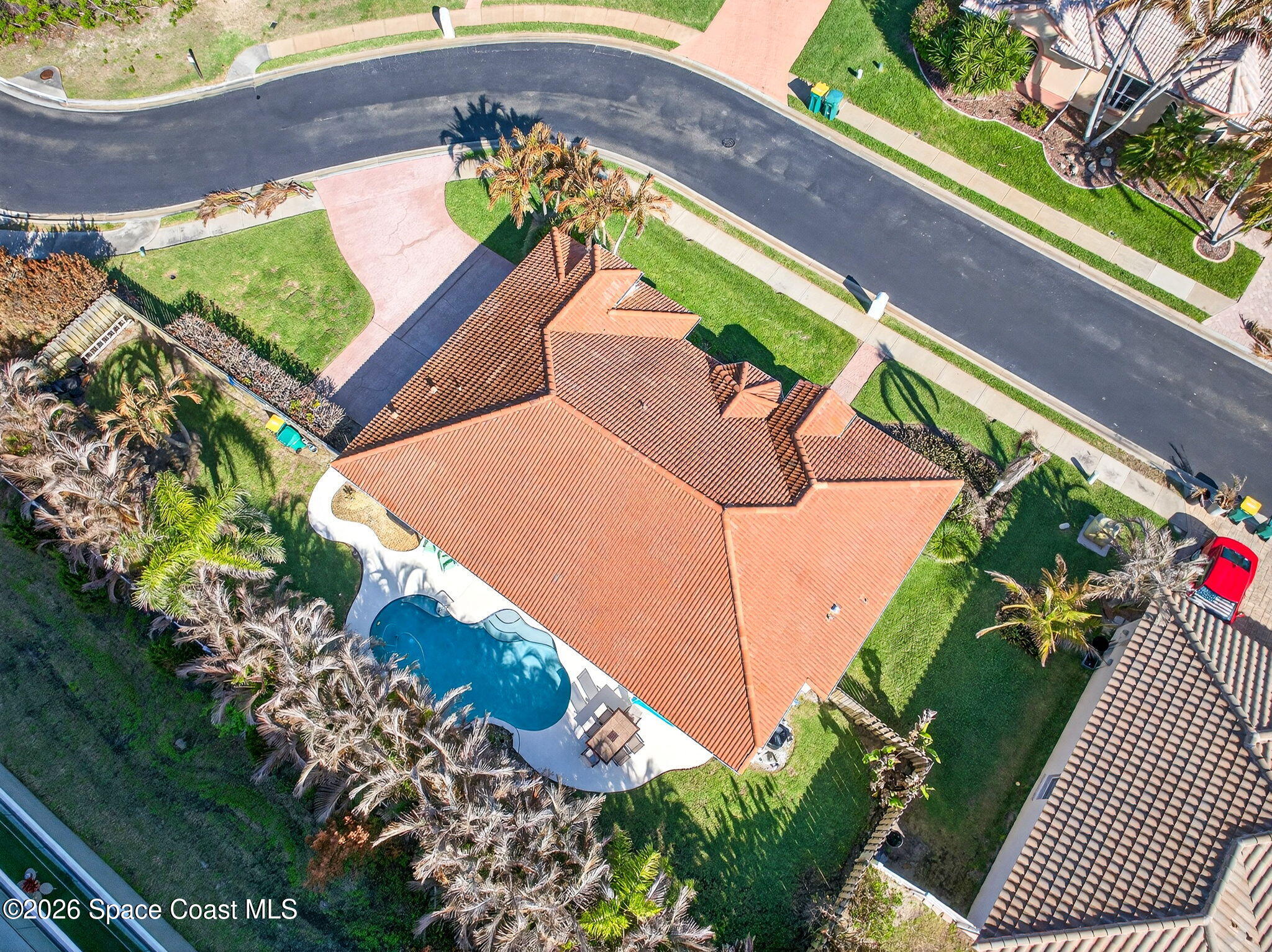 121 Ocean Ridge Drive Melbourne Beach, FL 32951 - Photo 6 of 41 a view of a yard with an outdoor seating