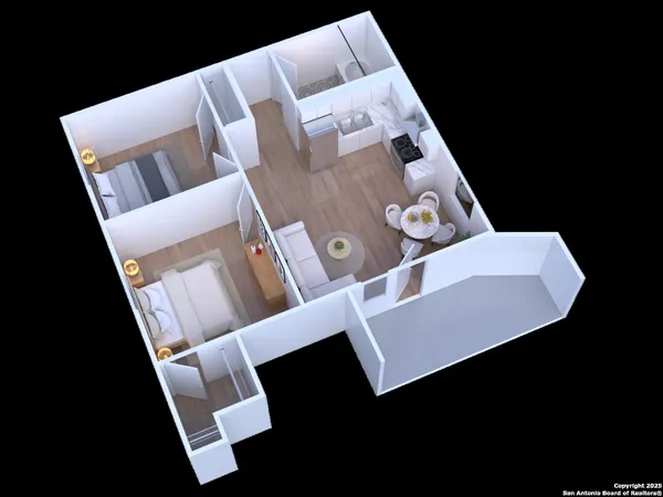 $1,045 | 2204 West San Antonio Street, Unit 5, New Braunfels, TX 78130