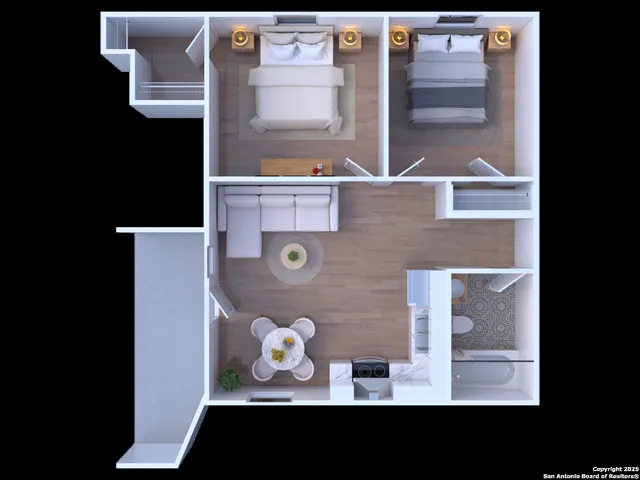 $1,095 | 2204 West San Antonio Street, Unit 5, New Braunfels, TX 78130