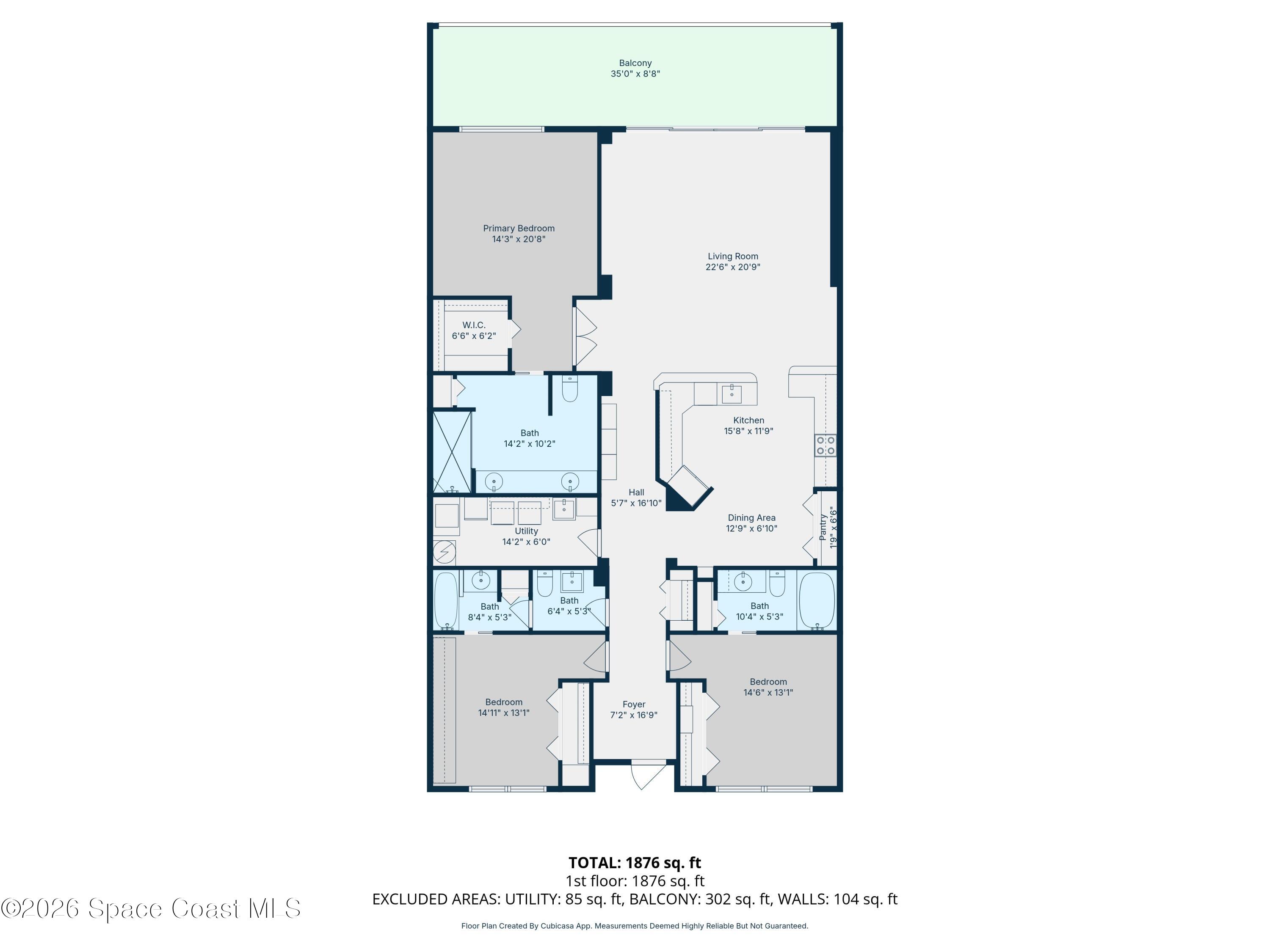 4955 Dixie Highway Northeast, Unit 702 Palm Bay, FL 32905 - Photo 4 of 54 a picture of a floor plan