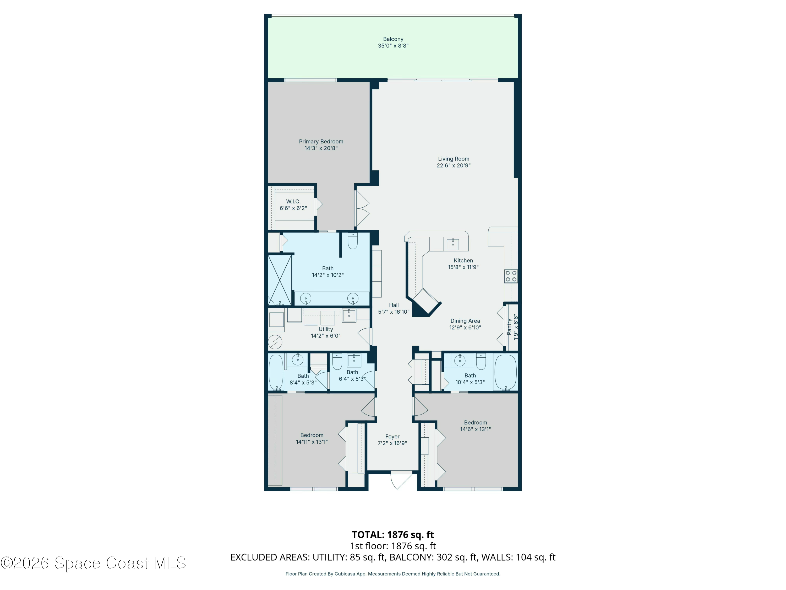 4955 Dixie Highway Northeast, Unit 702 Palm Bay, FL 32905 - Photo 54 of 54 a picture of a floor plan