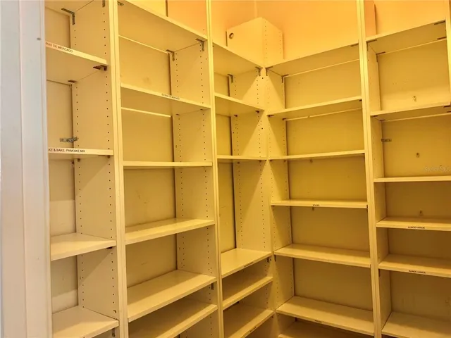 a view of a storage & utility room