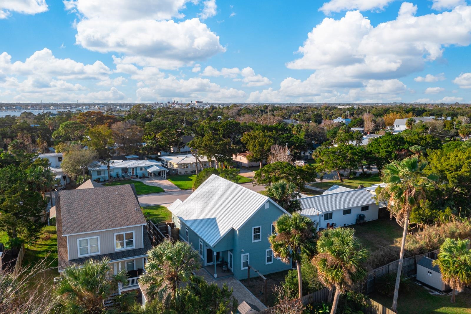 120 Menendez Road, Unit A St. Augustine, FL 32080 - Photo 38 of 50 an aerial view of a house