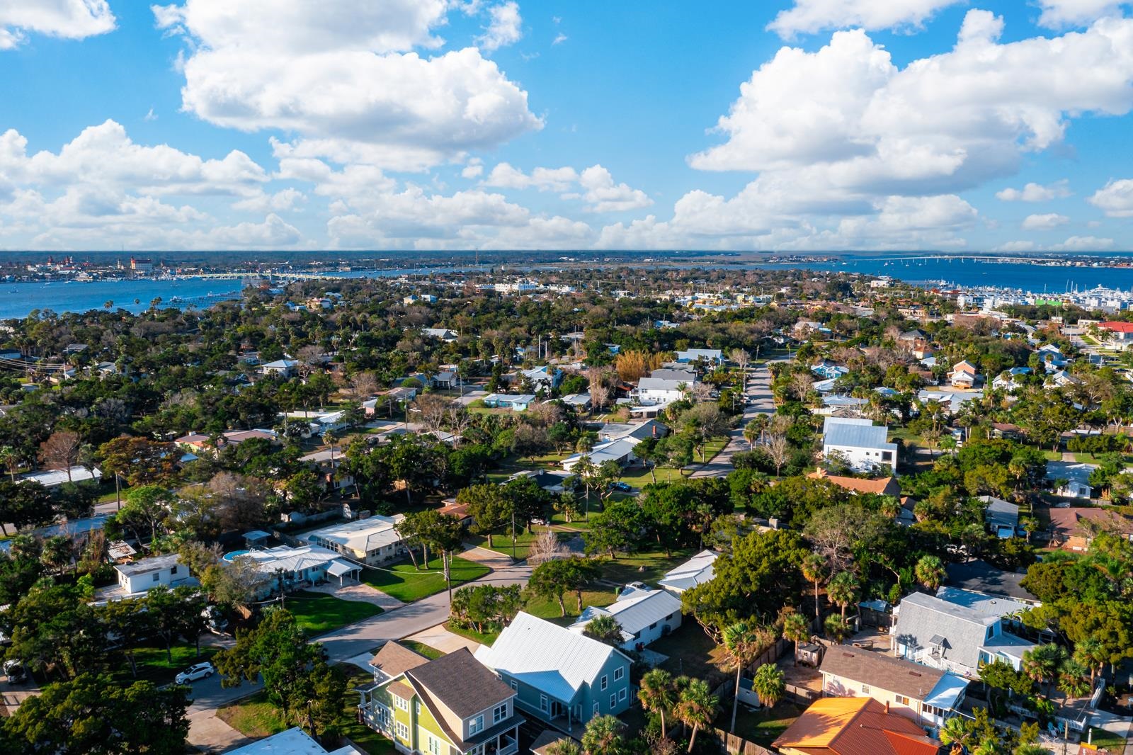 120 Menendez Road, Unit A St. Augustine, FL 32080 - Photo 42 of 50 an aerial view of a city