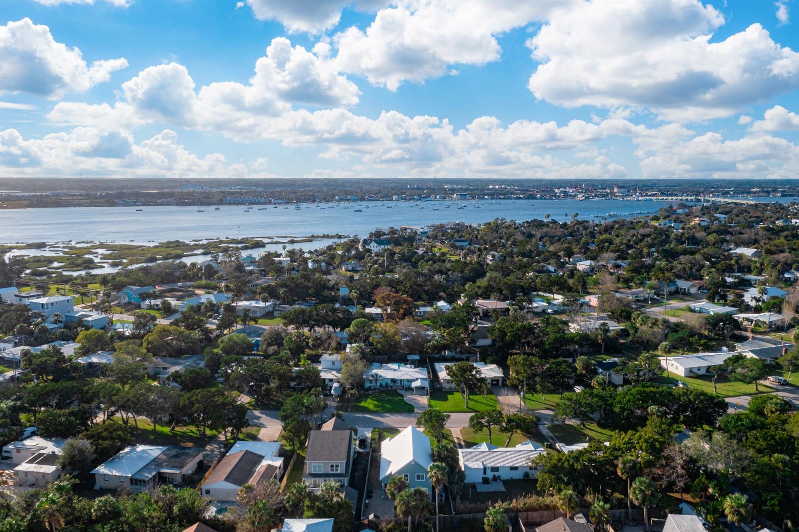 120 Menendez Road, Unit A St. Augustine, FL 32080 - Photo 43 of 50 an aerial view of a city