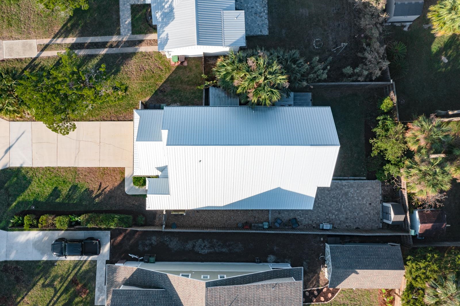 120 Menendez Road, Unit A St. Augustine, FL 32080 - Photo 50 of 50 an aerial view of a house with a yard