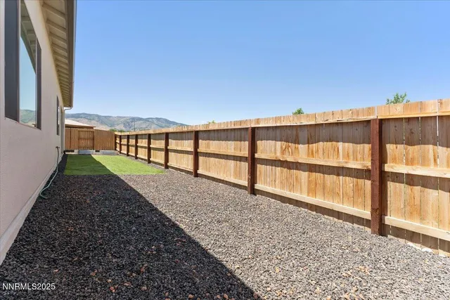 a view of outdoor space with garden