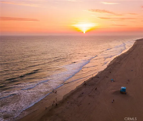 a view of an ocean beach