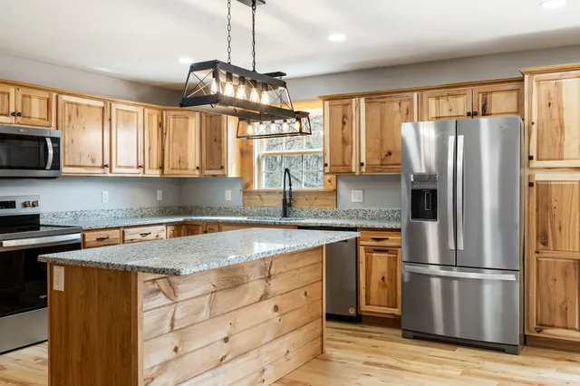 wooden floor and an entryway