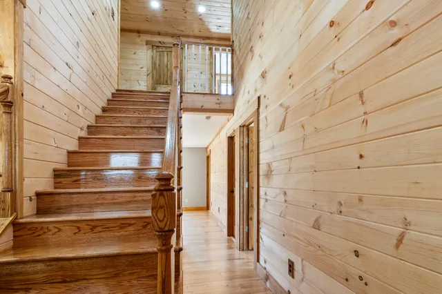 a view of a water heater room