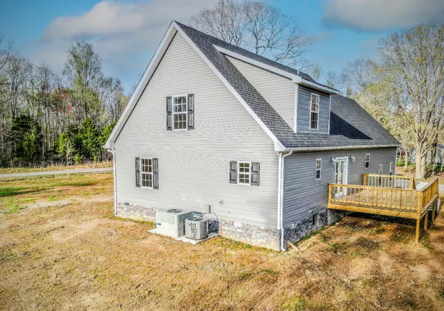 a front view of a house with a balcony