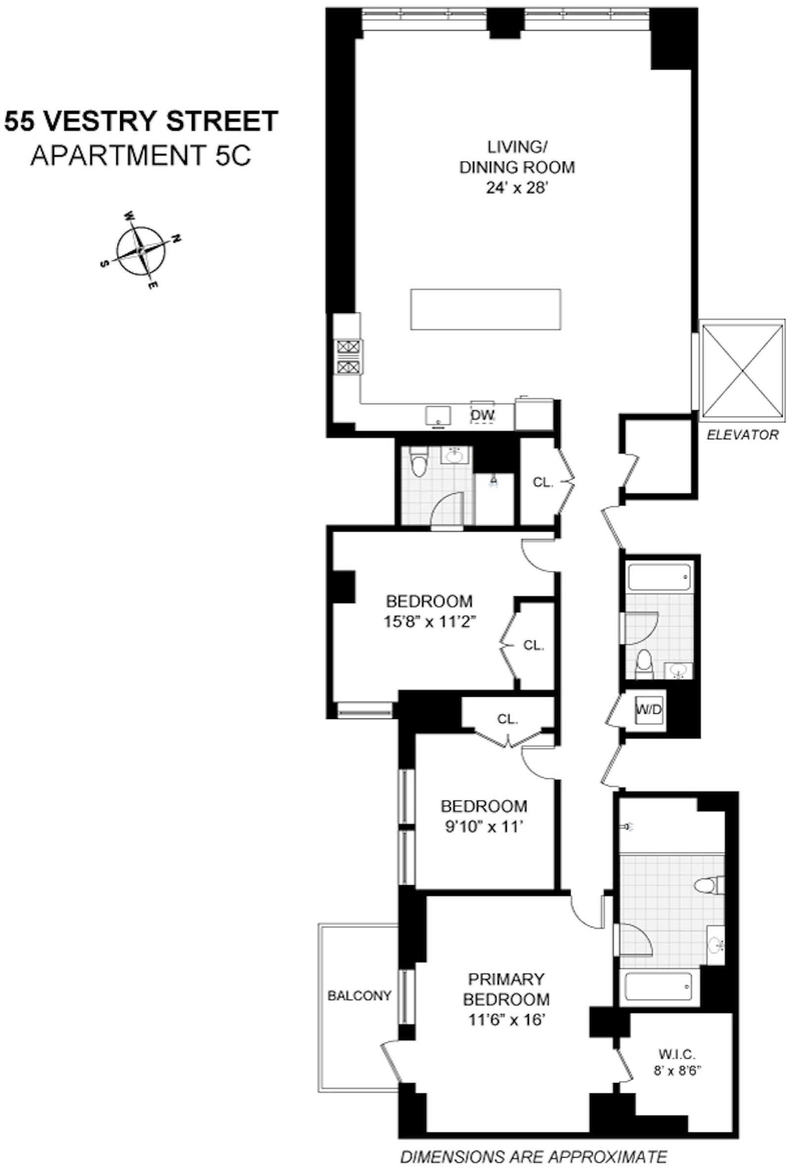 415 Washington Street, Unit 5C Manhattan, NY 10013 - Photo 9 of 9