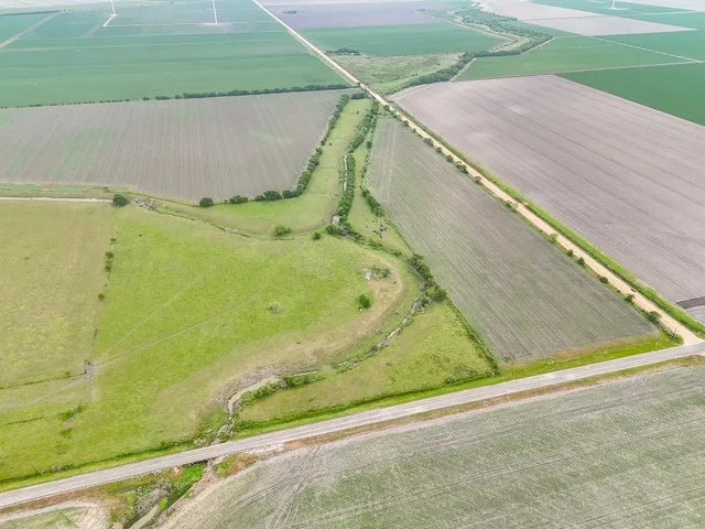 a view of an ocean and beach
