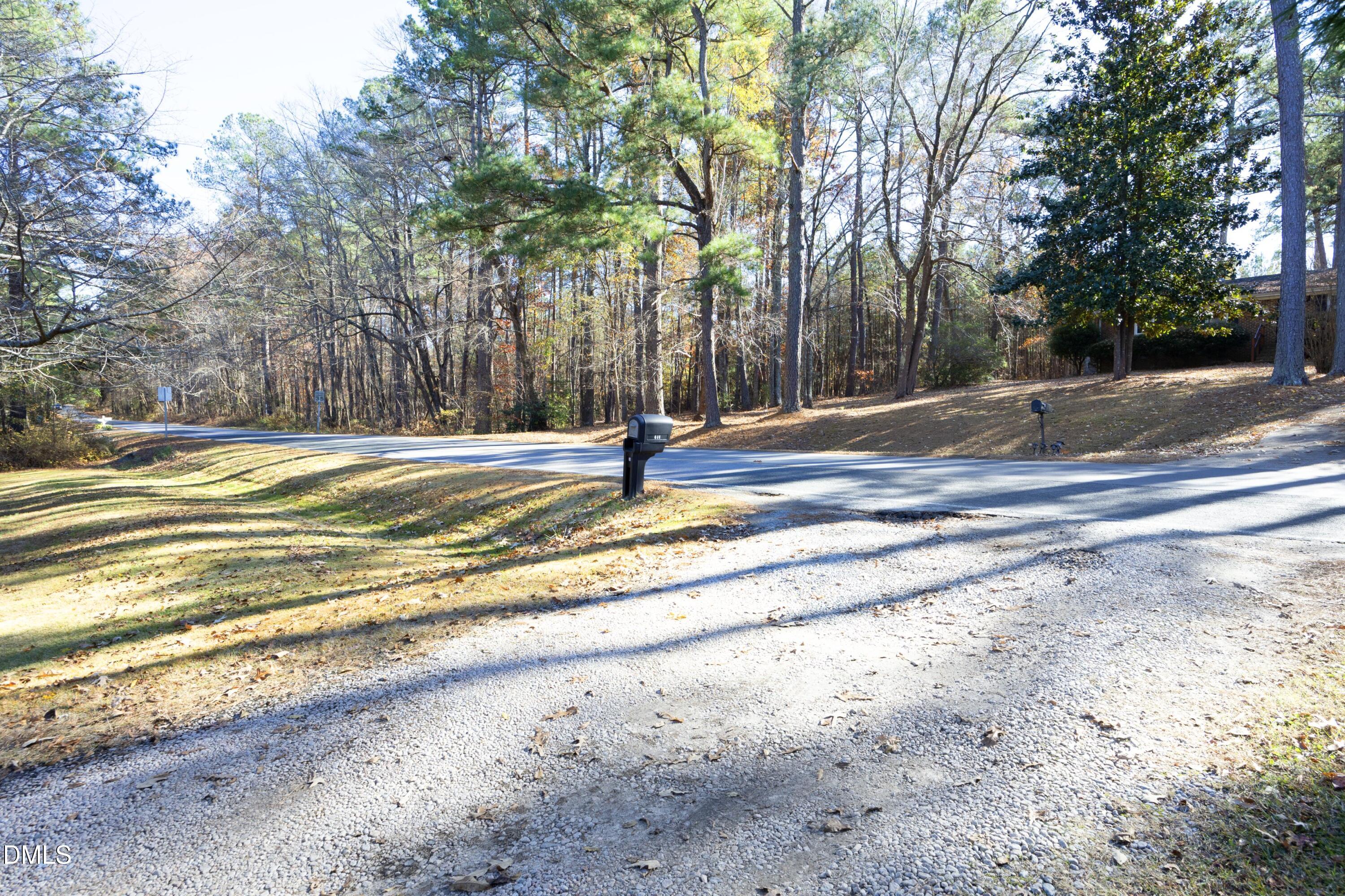 Driveway entrance