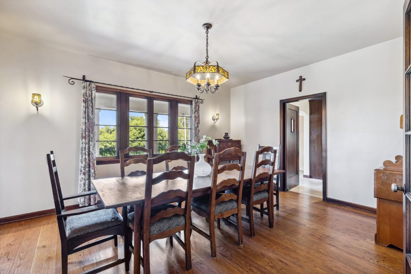 333 Crest Drive San Jose, CA 95127 - Photo 20 of 69 a view of a dining room with furniture window and wooden floor