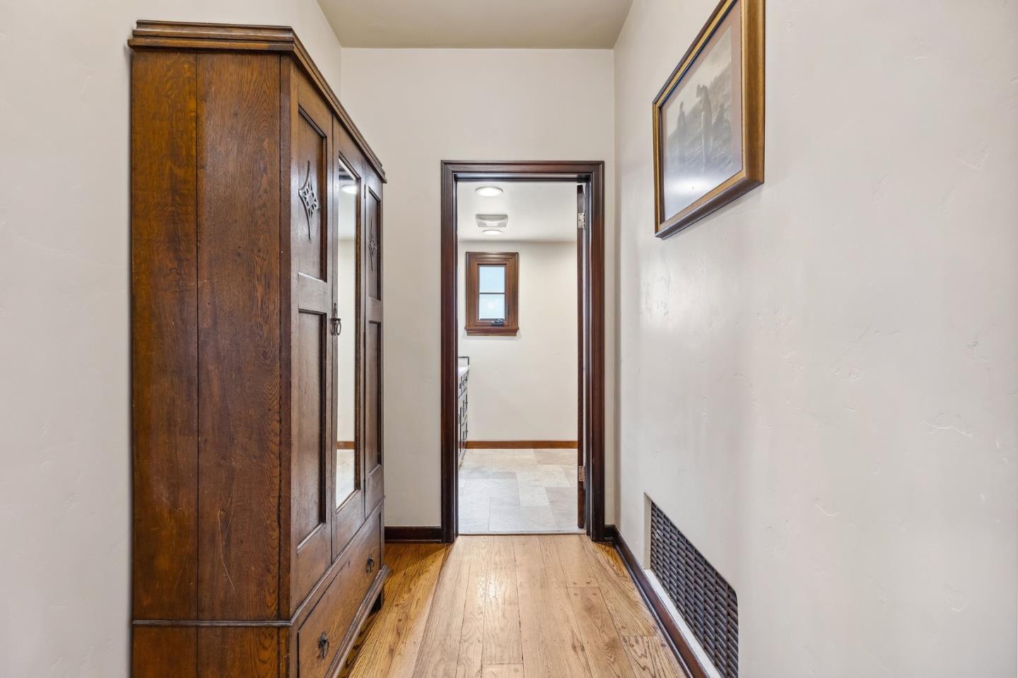 333 Crest Drive San Jose, CA 95127 - Photo 28 of 69 a view of a hallway with wooden floor