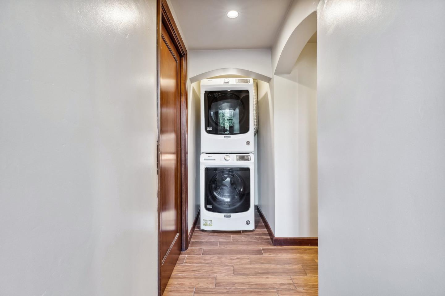 333 Crest Drive San Jose, CA 95127 - Photo 49 of 69 a view of a hallway with washer and dryer