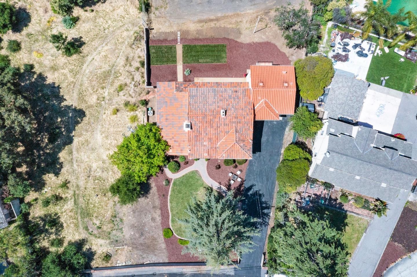 333 Crest Drive San Jose, CA 95127 - Photo 10 of 69 an aerial view of a house with a yard and a garden