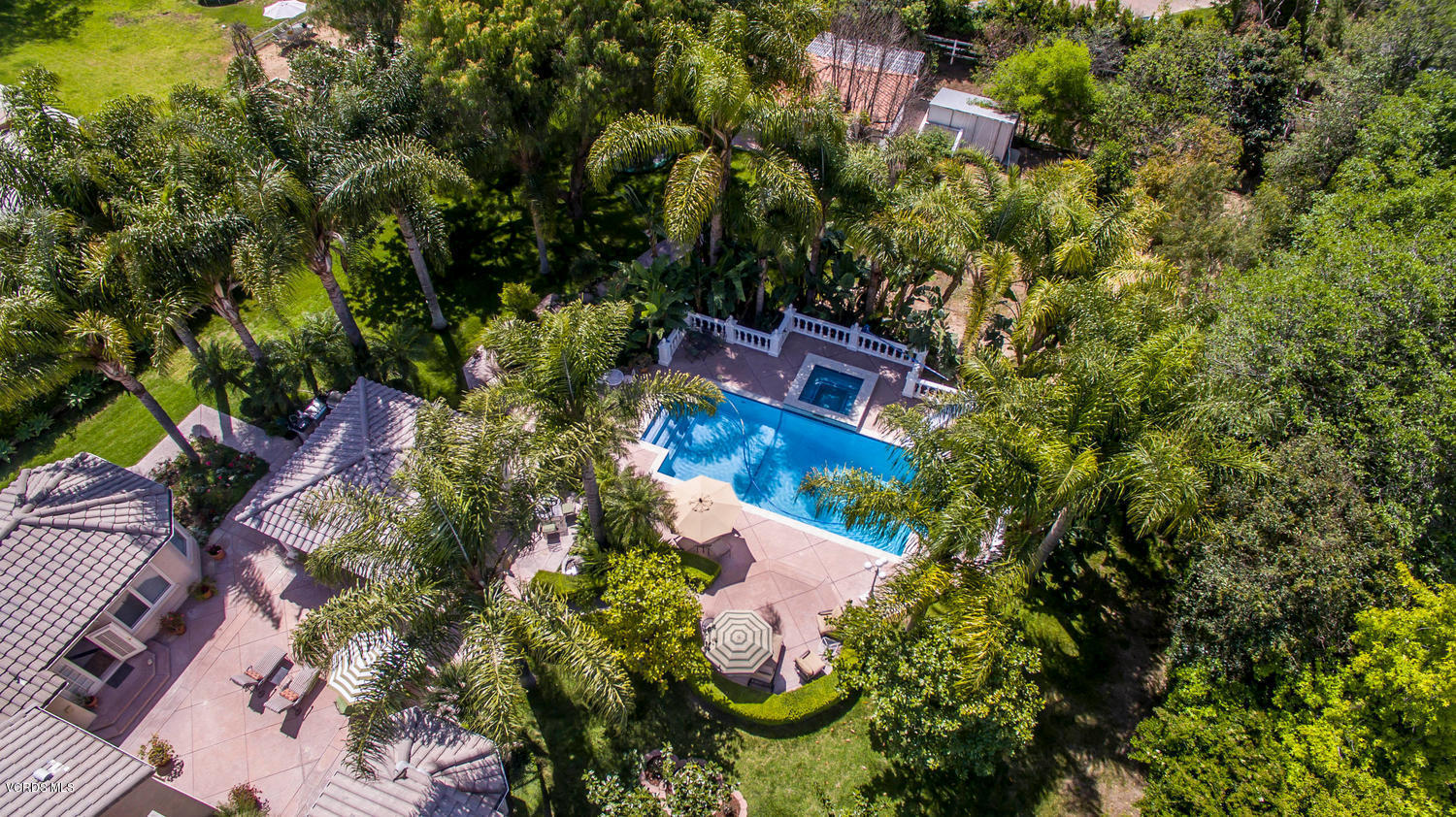 11112 Red Barn Road Camarillo, CA 93012 - Photo 39 of 54 an aerial view of a house with a yard