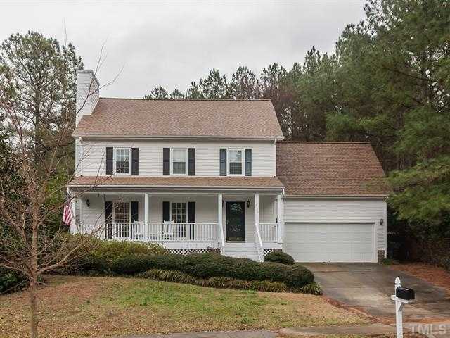 5116 Six Point Trail Raleigh, NC 27616 - Photo 1 of 18 a front view of a house with a yard and garage