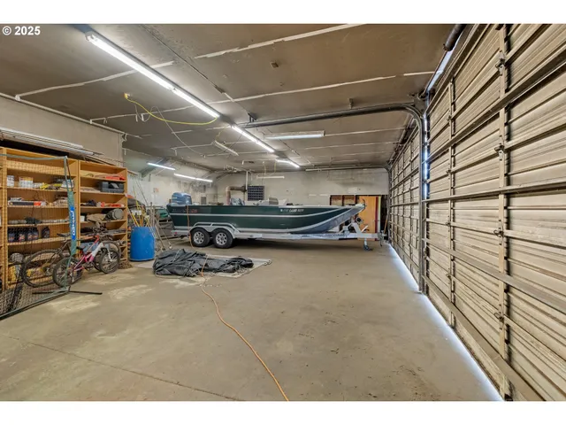 a view of car garage