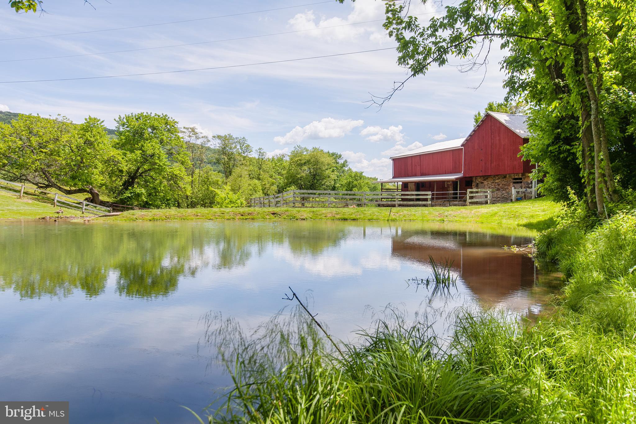 1069 Valley Road Knoxville, MD 21758 - Photo 26 of 35 Pond / Main Barn View