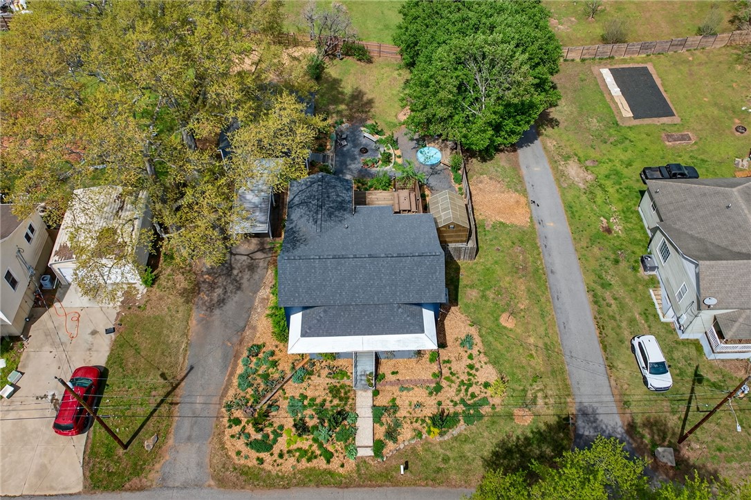 21 Haynes Street Piedmont, SC 29673 - Photo 29 of 35 Aerial view showcasing a tranquil property with inviting outdoor amenities.