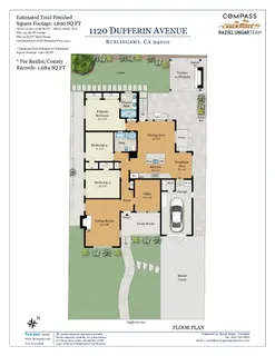 $2,195,000 | 1120 Dufferin Avenue, Burlingame, CA 94010