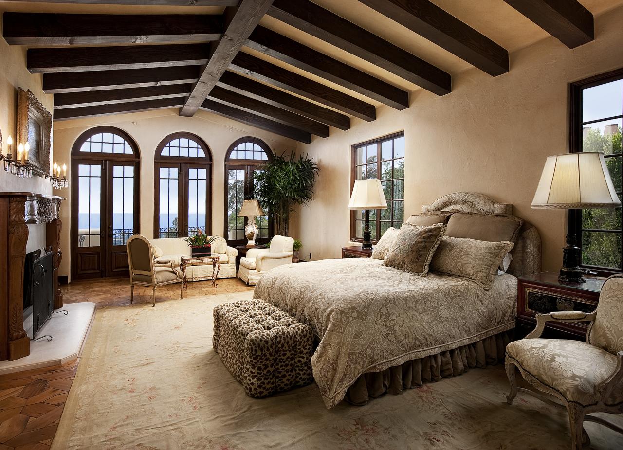 1136 Glenview Road Montecito, CA 93108 - Photo 11 of 18 a bedroom with bed and a large window