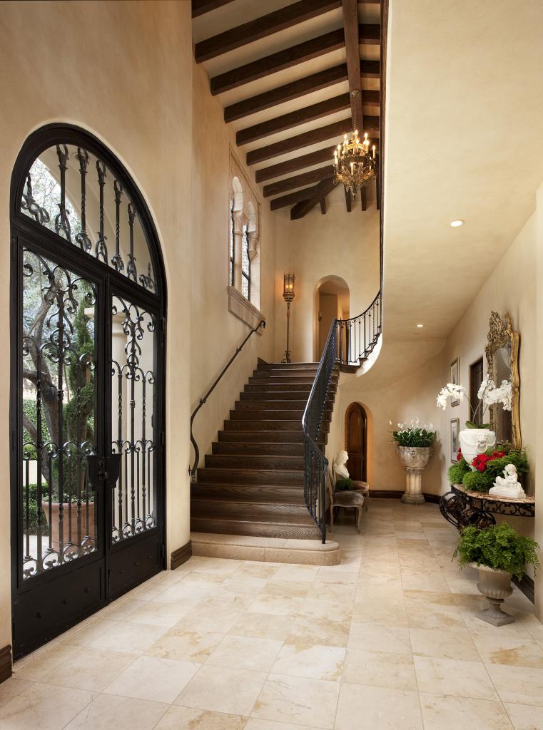 1136 Glenview Road Montecito, CA 93108 - Photo 12 of 18 a view of staircase with lots of frames and flower vase