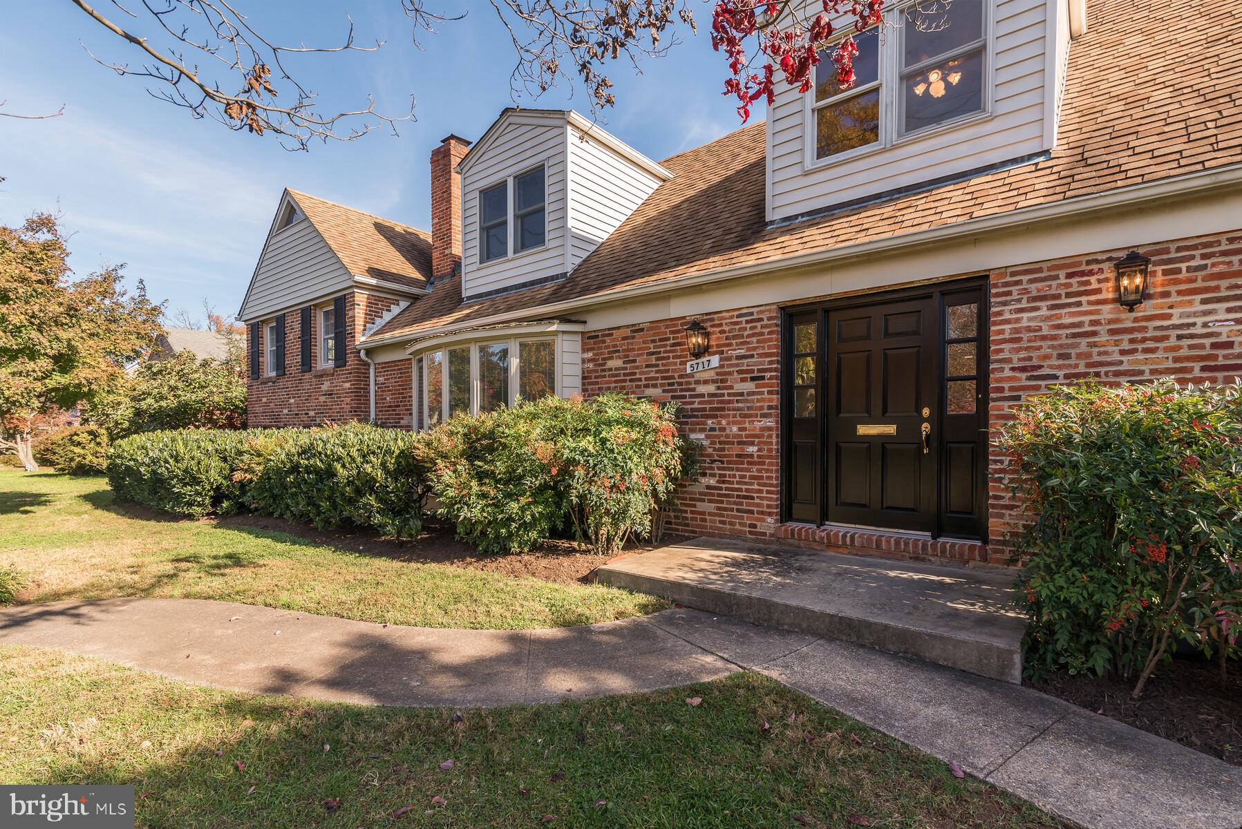 A large two story addition on the side.
