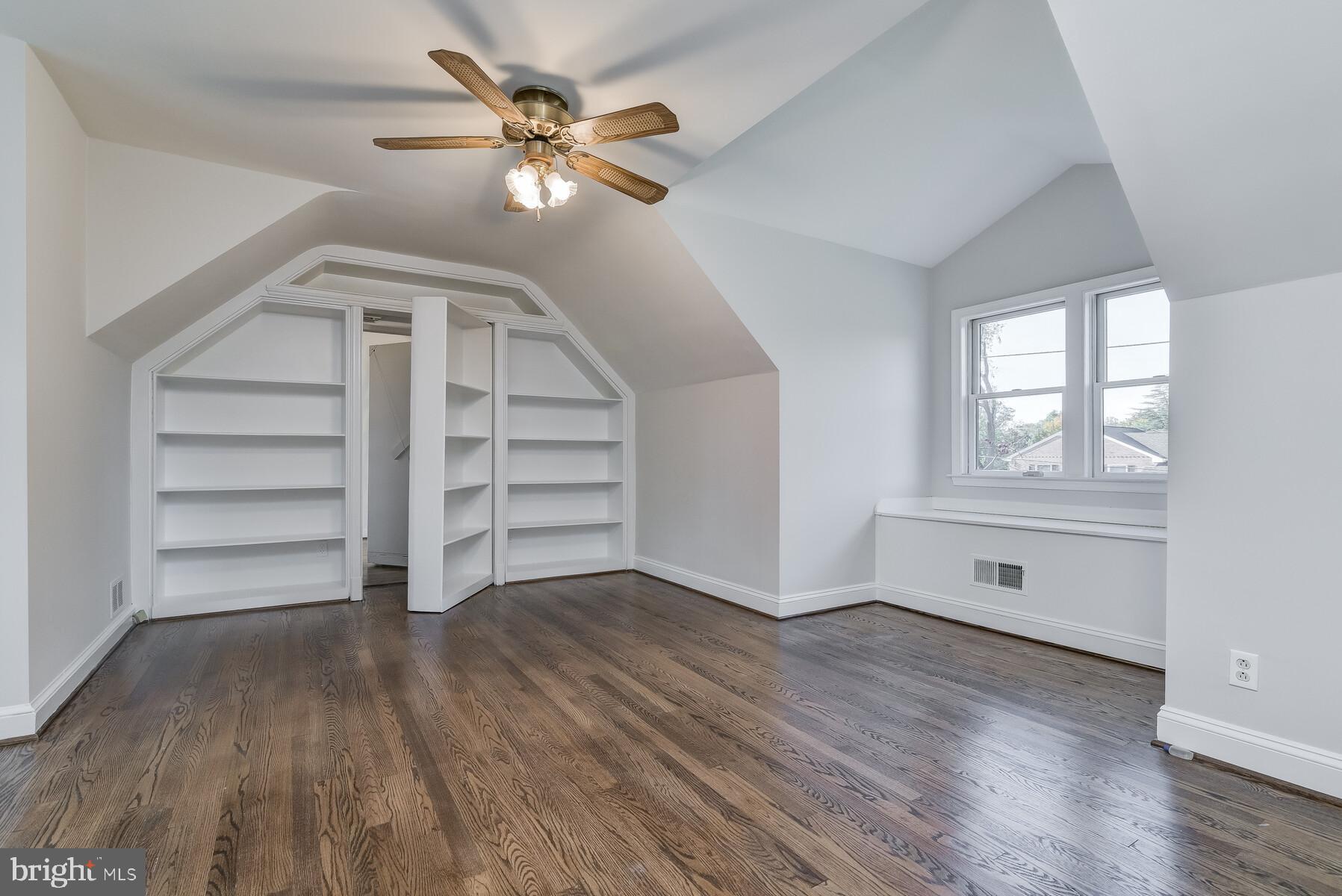 5717 Ogden Road Bethesda, MD 20816 - Photo 26 of 58 Third floor original dormer BR 2 with built ins.