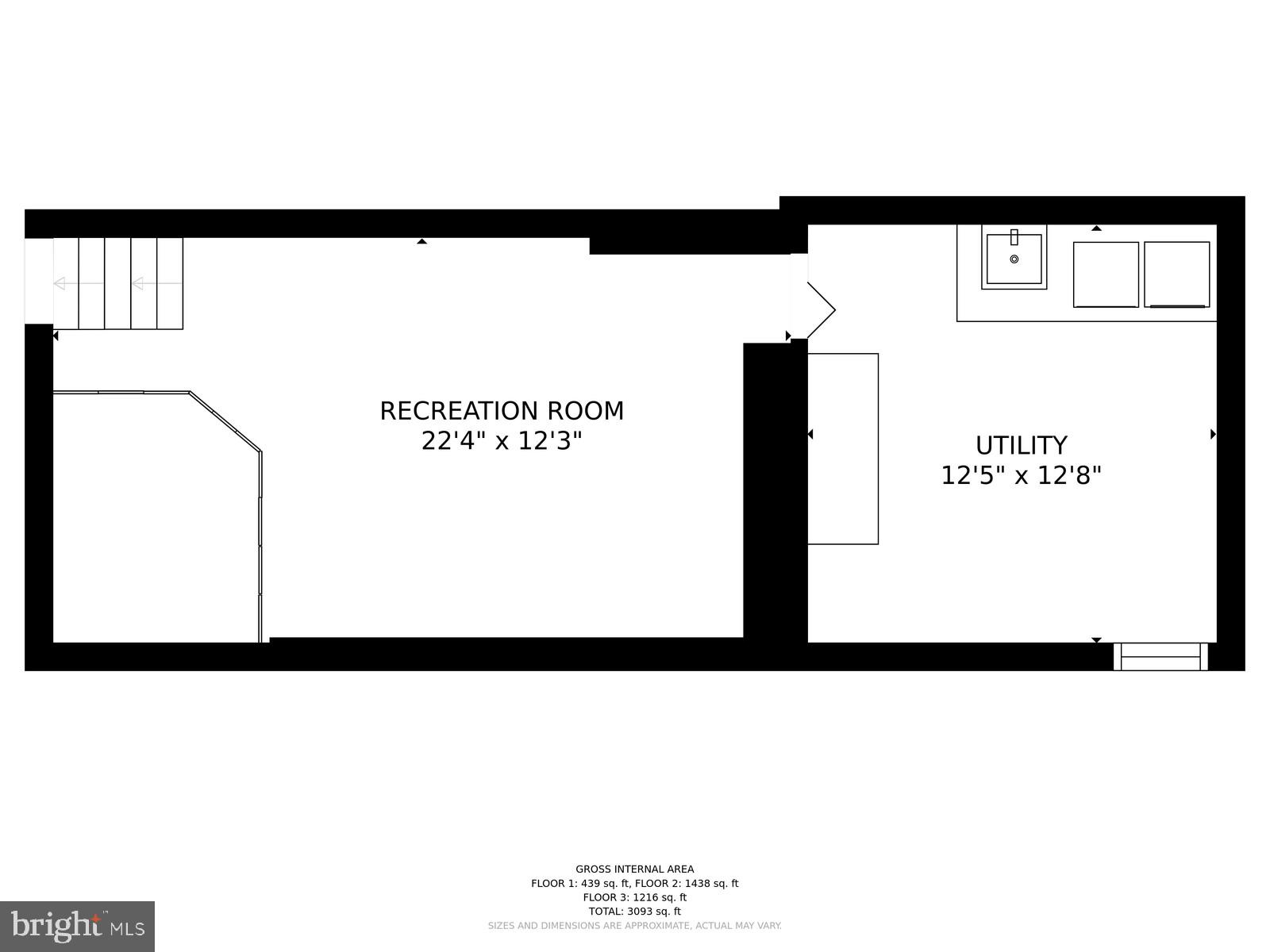 5717 Ogden Road Bethesda, MD 20816 - Photo 46 of 58 Lowest level plans & dimensions.