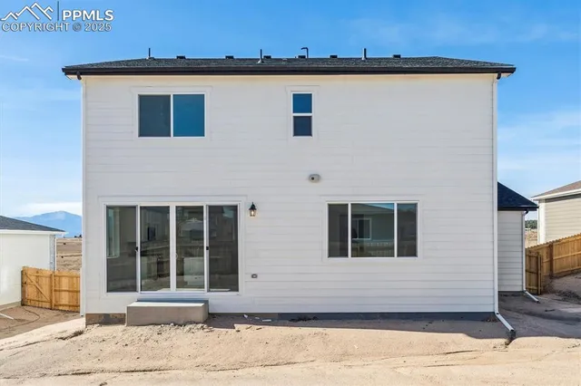 a view of a house with a window