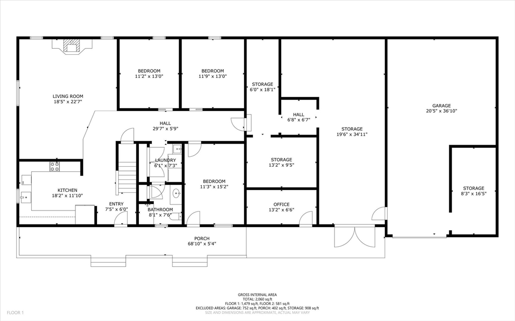 8 Oakwood Road Brimfield, MA 01010 - Photo 33 of 34 a picture of a floor plan