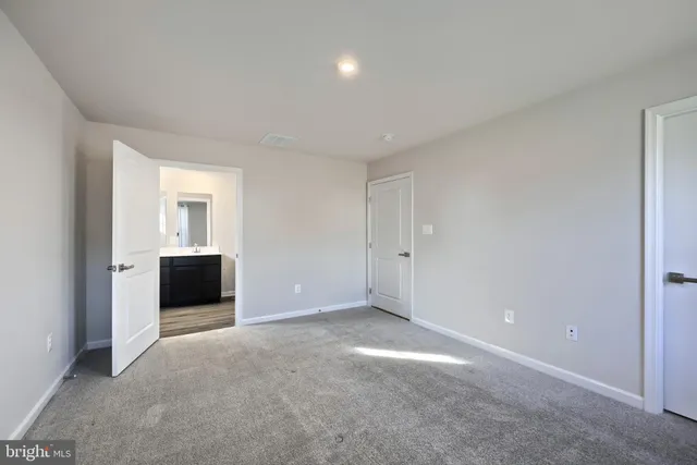 a close view of closet