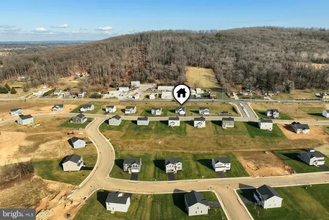 a view of a lake with a mountain